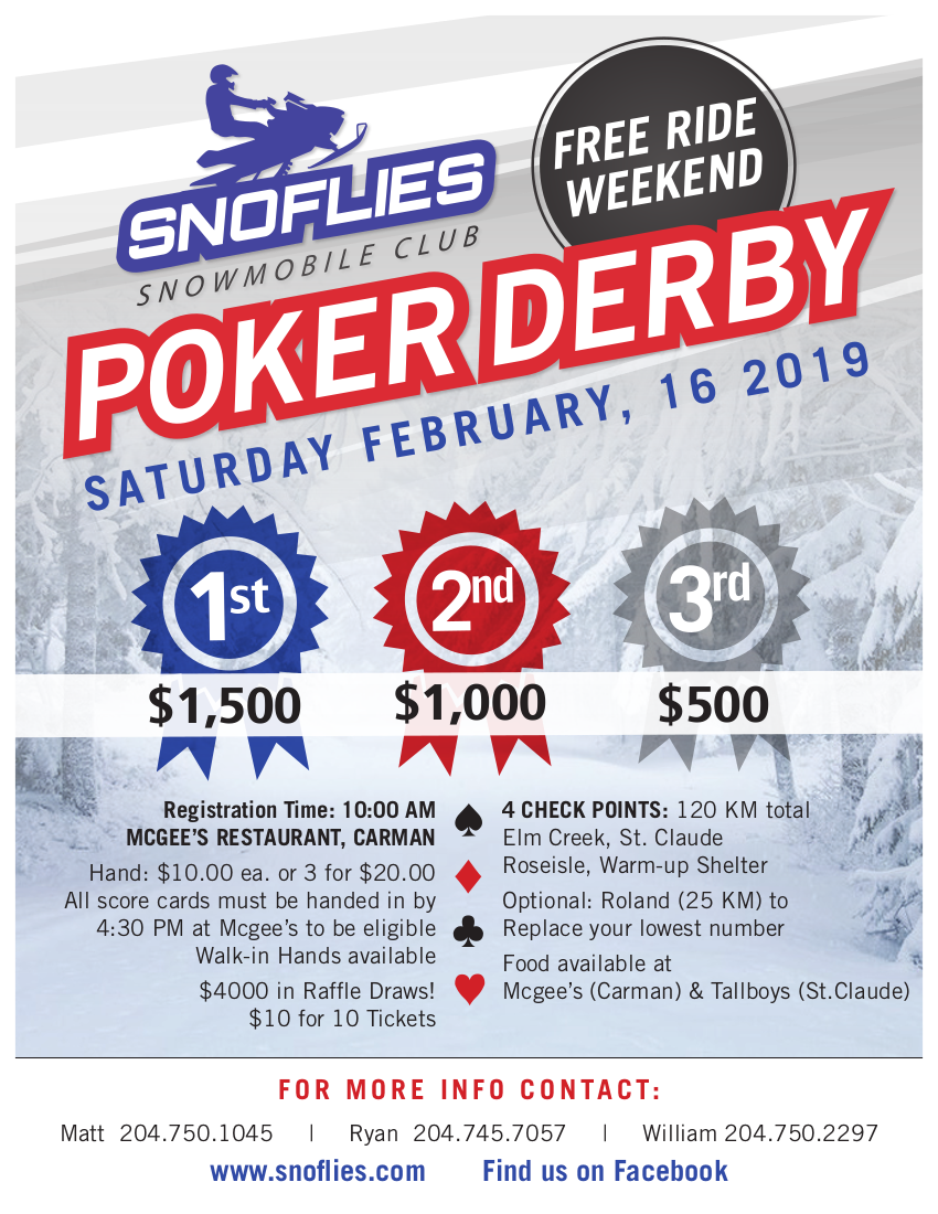 Poker Derby Manitoba 2018 Poker Derby Manitoba 2018